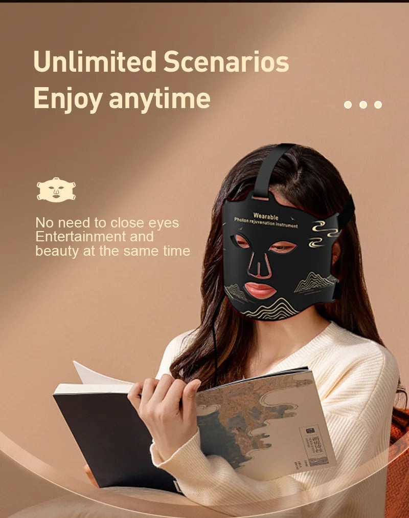 LED Red Light Therapy Face Mask