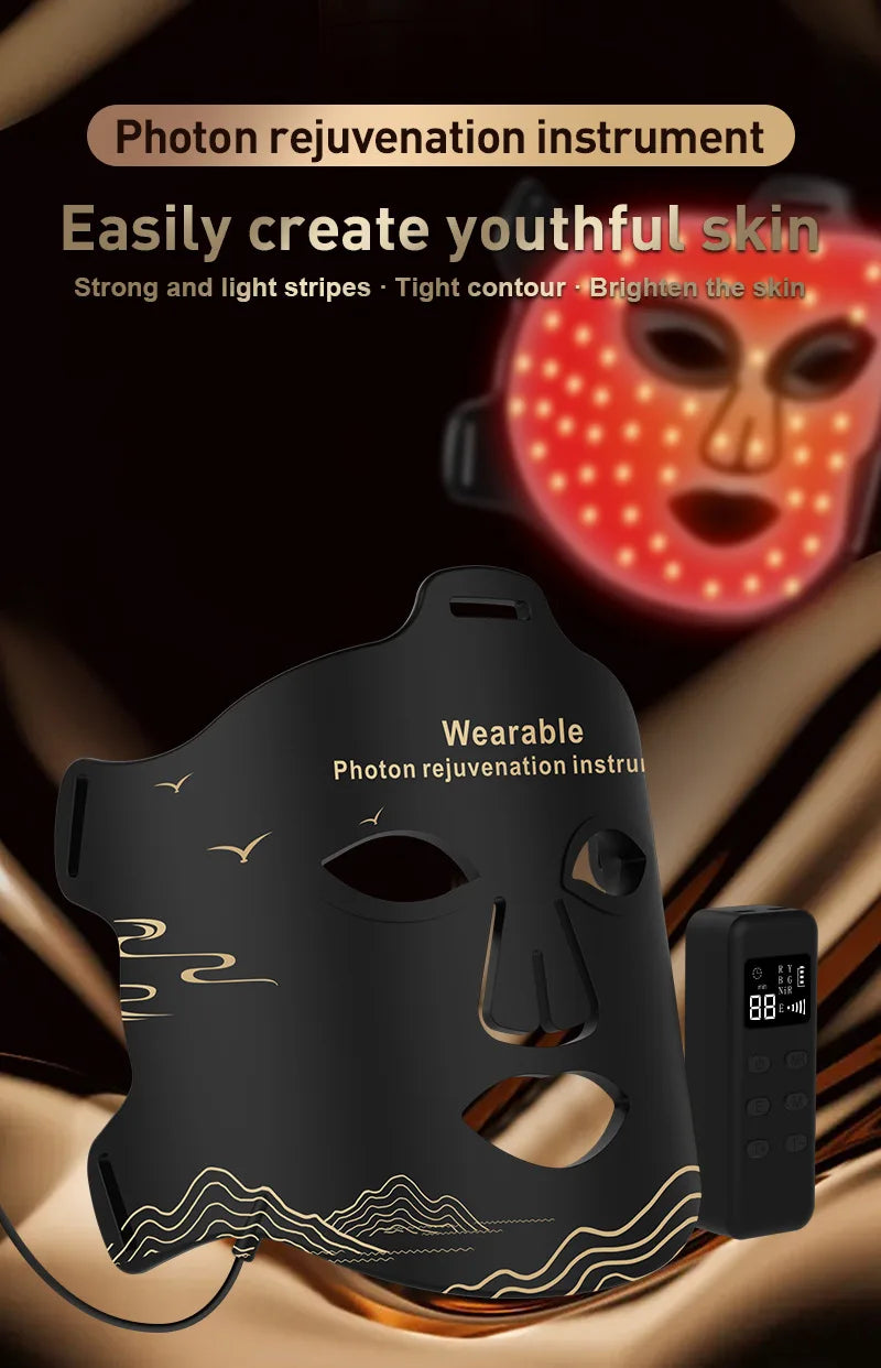 LED Red Light Therapy Face Mask