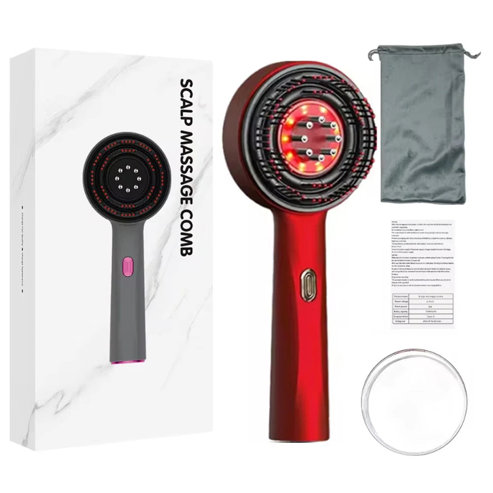 LED Scalp Massage Comb