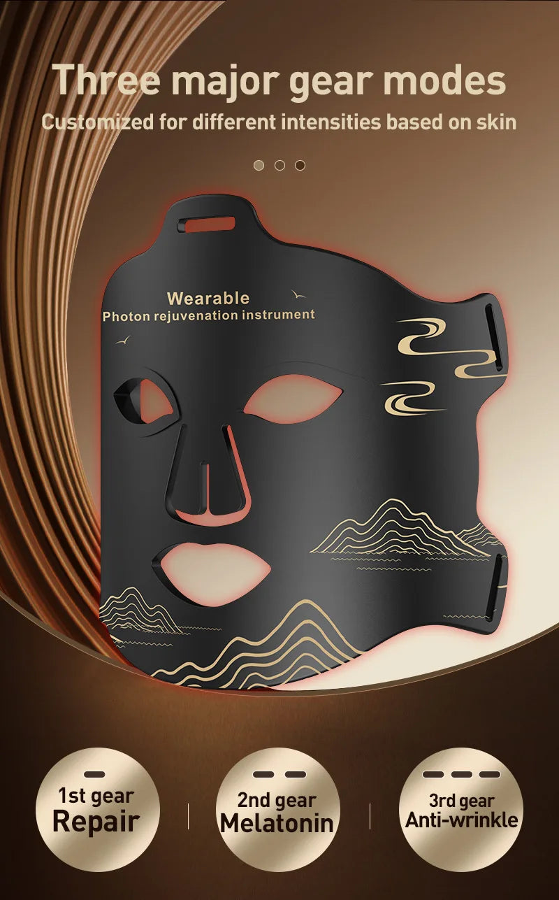 LED Red Light Therapy Face Mask