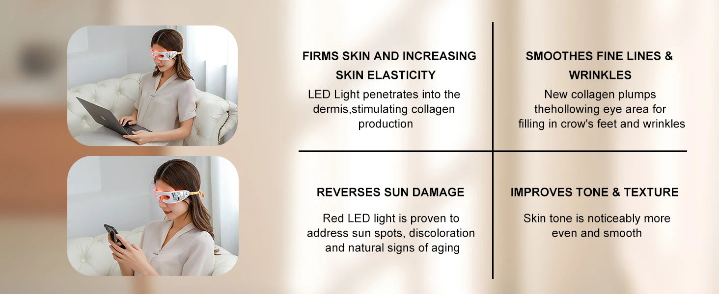 LED Eye Therapy Massager