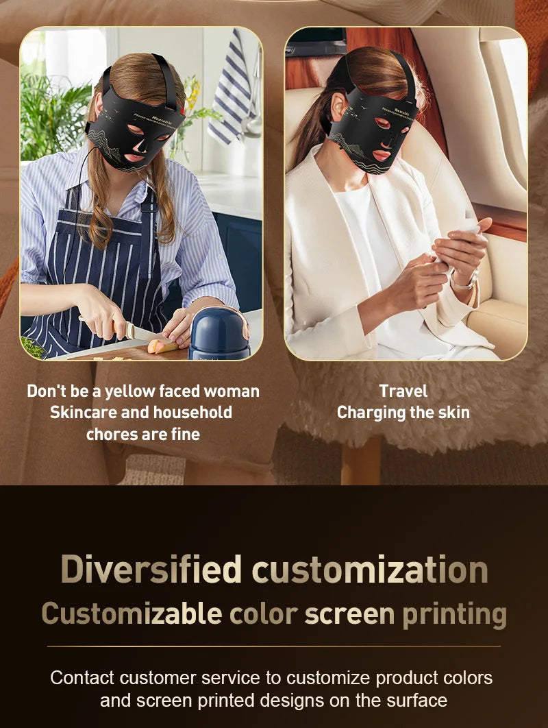 LED Red Light Therapy Face Mask